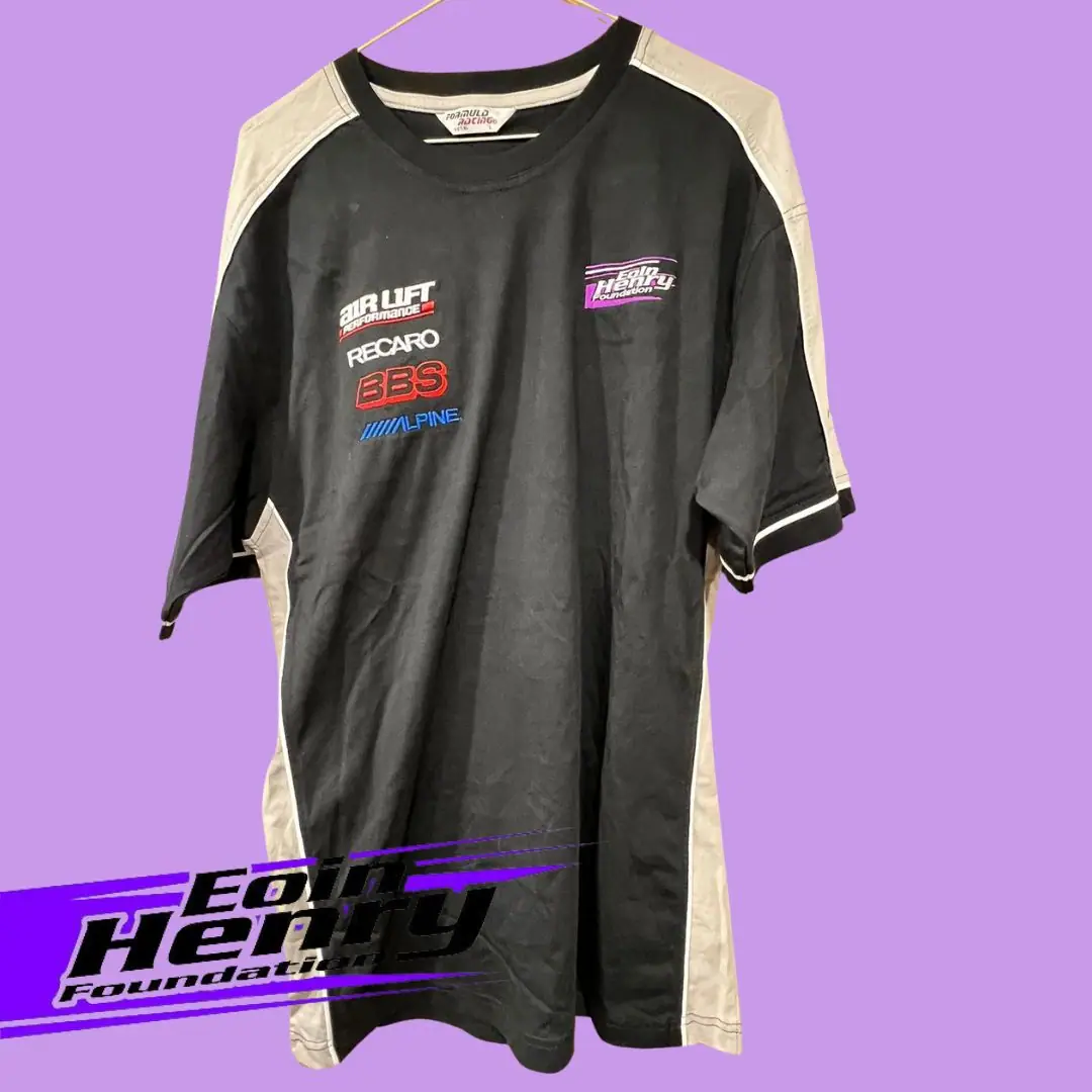 Two-tone race T-shirt, Eoin Henry Foundation merchandise