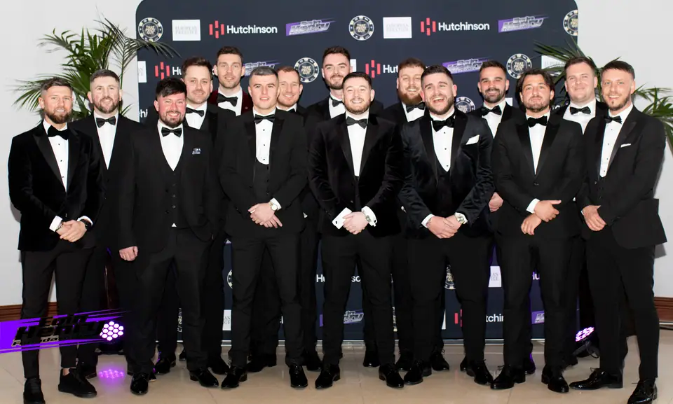 A group of guests at the 2024 Gala Ball at the Culloden Estate & Spa