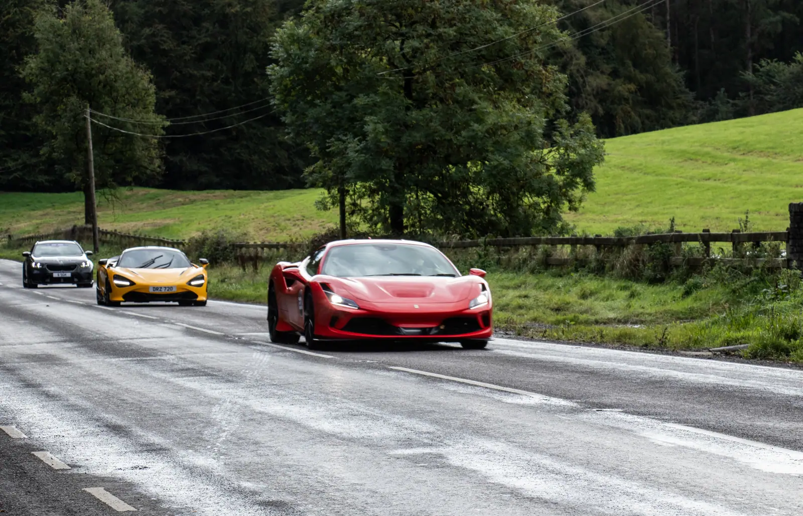 Supercars on the road at Run 4 Eoin 2026