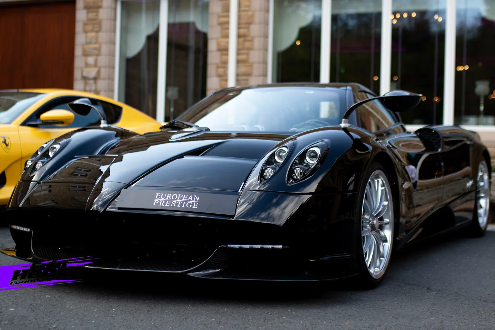 Supercars on display at Cars and Caffeine, Culloden Estate & Spa