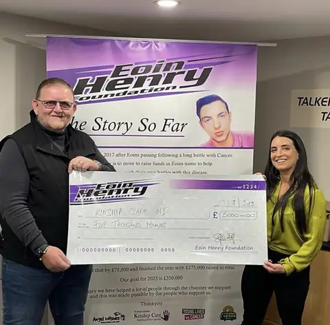 Eoin Henry Foundation cheque presentation, photo 5