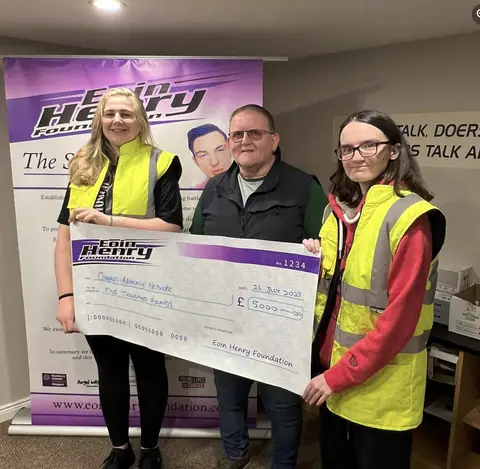 Eoin Henry Foundation cheque presentation, photo 6